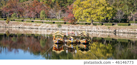 日本 秋天 大阪城 世界遺產 御座船 護城河 osaka castle (osaka jyo) go 日本 秋天 大阪城 世界遺產 御座船 護城河 osaka castle (osaka jyo) go 46146773