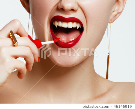 Joyful girl. Beauty, fashion model, Makeup. Body Joyful girl. Beauty, fashion model, Makeup. Body 46146919