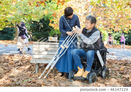 Senior couple care latest electric wheelchair men wheelchair 46147229