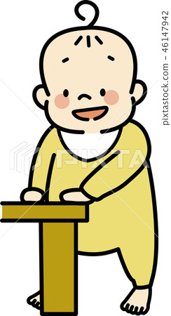 Baby holding a bridge hold 46147942