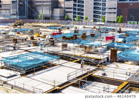Construction site of condominium / building 46148479
