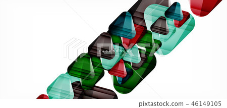 Geometric abstract background, triangles Geometric abstract background, triangles 46149105