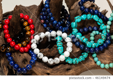 Group of many stone bracelet Group of many stone bracelet 46149474