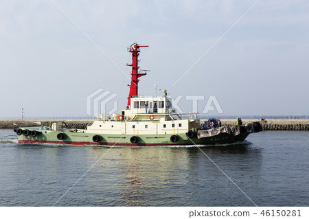 Omuta City Miike Port tugboat 46150281