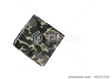One handkerchief isolated on white background One handkerchief isolated on white background 46151520