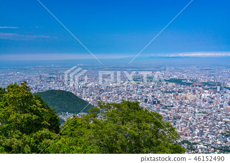 «北海道»從Mt. Moiwa到札幌市的全景 46152490
