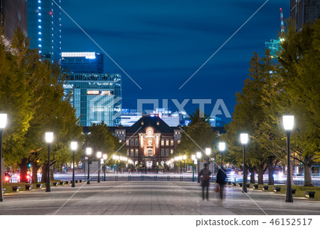 [Autumn leaves ginkgo Tokyo station] 46152517