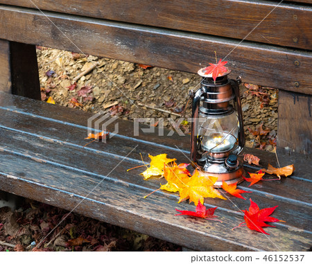 台灣,秋天,福壽山,鴛鴦湖,楓葉,油燈 46152537
