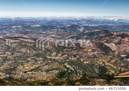 View from Mont Serein Ventoux in Provence, France 46153006