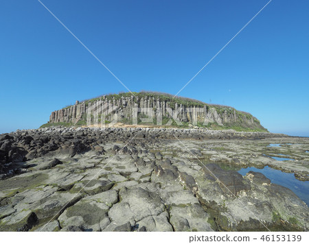Columnar basalt / Lake Biwa, Taiwan / Columnar Basalt, Tongpan, Taiwan 46153139