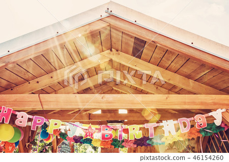 Happy Birthday theme, red filter 46154260