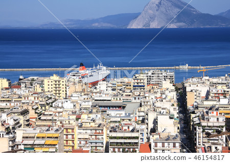 Patra, view of the city and the port from above Patra, view of the city and the port from above 46154817