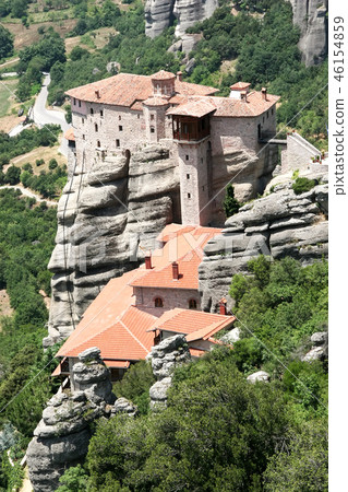 Monastery Roussanou on Meteora 46154859