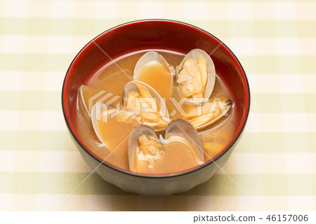 Clam miso soup Clam miso soup 46157006
