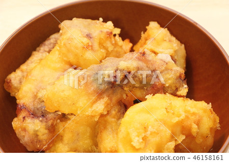 Tempura of octopus. Tempura of octopus. 46158161