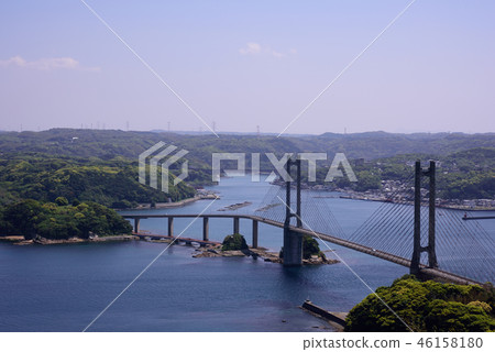 Yobuko Ohashi從山上公園可以看到風 46158180