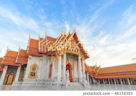 Thai Marble Temple in Bangkok, Thailand Thai Marble Temple in Bangkok, Thailand 46158383
