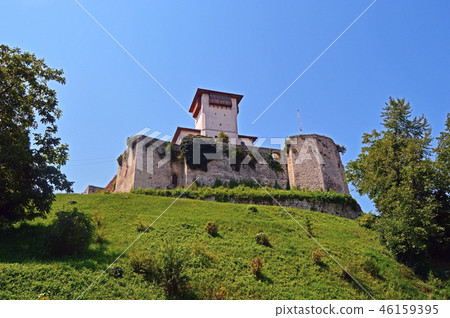Old Fortress in the city of Gradacac in Bosnia Old Fortress in the city of Gradacac in Bosnia 46159395