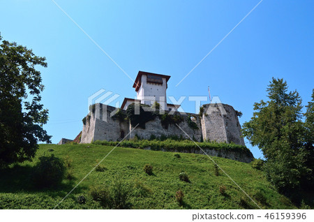 Old Fortress in the city of Gradacac in Bosnia Old Fortress in the city of Gradacac in Bosnia 46159396