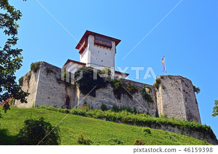 Old Fortress in the city of Gradacac in Bosnia Old Fortress in the city of Gradacac in Bosnia 46159398