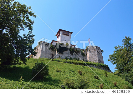 Old Fortress in the city of Gradacac in Bosnia Old Fortress in the city of Gradacac in Bosnia 46159399