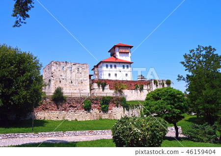 Old Fortress in the city of Gradacac in Bosnia Old Fortress in the city of Gradacac in Bosnia 46159404