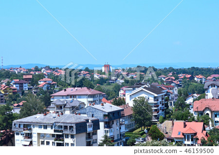 Panoramic view over Gradacac from castle Panoramic view over Gradacac from castle 46159500