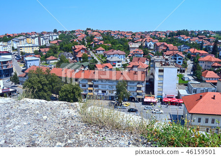 Panoramic view over Gradacac from castle Panoramic view over Gradacac from castle 46159501
