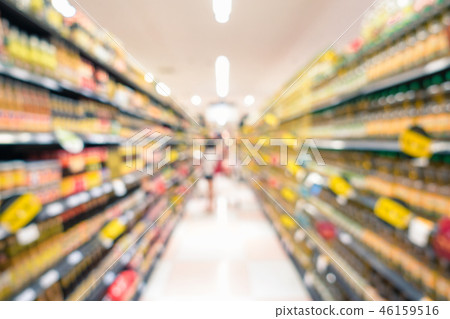 Abstract motion blurred in shopping mall Abstract motion blurred in shopping mall 46159516