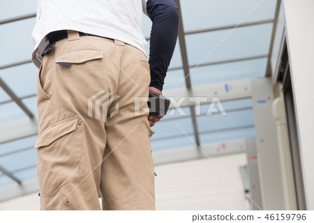 Car port installation work 46159796