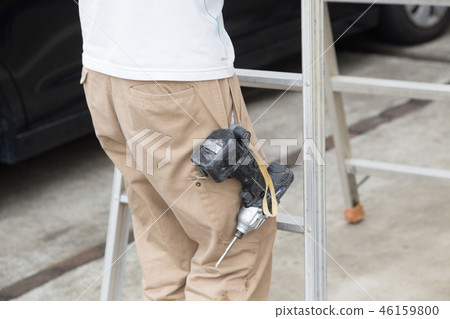 Car port installation work Car port installation work 46159800