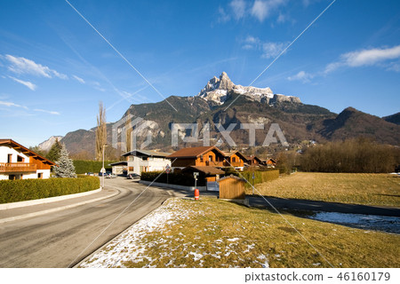 Alpine Scene Alpine Scene 46160179