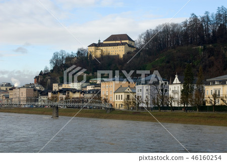 Salzach River, Salzburg, Austria Salzach River, Salzburg, Austria 46160254