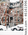 Boston's winter scene 46161996