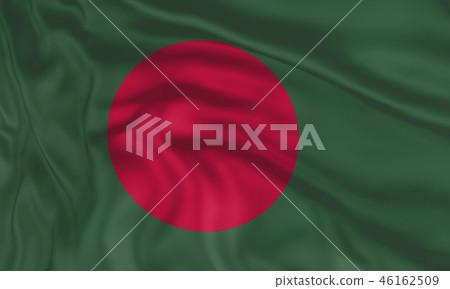 Illustration of amazing Bangladesh flag. Nationals Illustration of amazing Bangladesh flag. Nationals 46162509