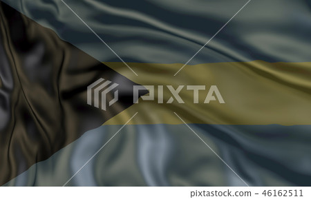 Waving flag of Bahamas 46162511