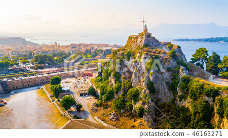 Panoramic view of Kerkyra, capital of Corfu island 46163271