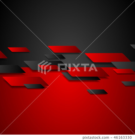 Abstract red black tech corporate background 46163330