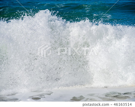 Waves of surf stormy Atlantic near Safi 46163514