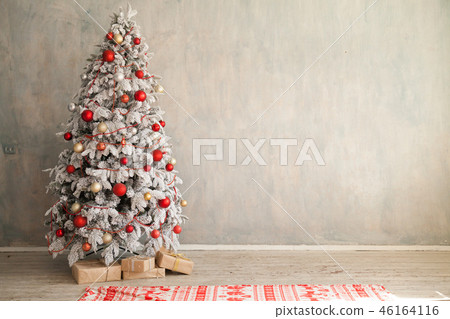 Christmas tree new year holiday gifts white home decor Christmas tree new year holiday gifts white home decor 46164116