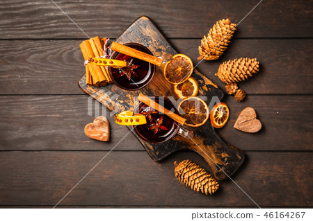 Christmas presents and mulled wine Christmas presents and mulled wine 46164267