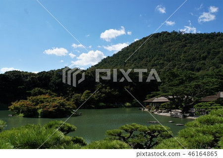 Kuribayashi Park Overlooking the Yuzuki Pass 46164865