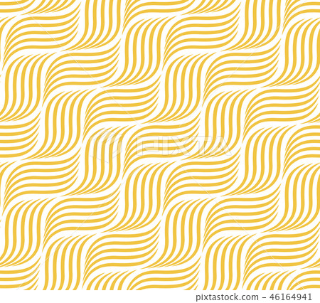 The geometric pattern with wavy lines. Seamless The geometric pattern with wavy lines. Seamless 46164941