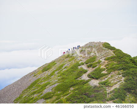 Mountain climbing party going to the North Alps Mountain climbing party going to the North Alps 46166050