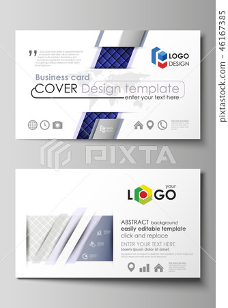 Business card templates. Easy editable layout, abstract vector design template. Shiny fabric Business card templates. Easy editable layout, abstract vector design template. Shiny fabric 46167385