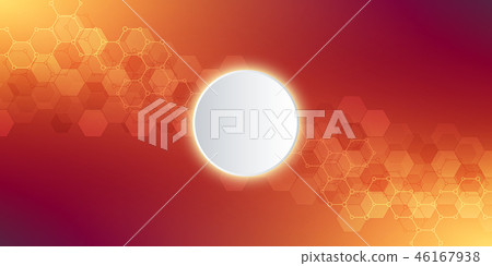 Geometric background texture with molecular structures and chemical engineering. Abstract background 46167938