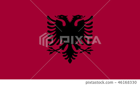 Flag of Albania 46168330