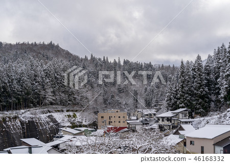 山形,冬天的銀山溫泉 山形,冬天的銀山溫泉 46168332