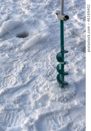 Drill for drilling ice and hole for winter fishing 46169402