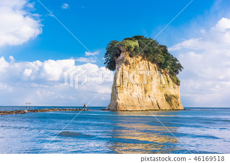 Suzu, Japan at Mitsukejima Island. 46169518